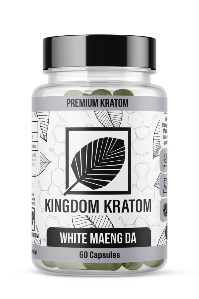 White Maeng Da Kratom Capsules