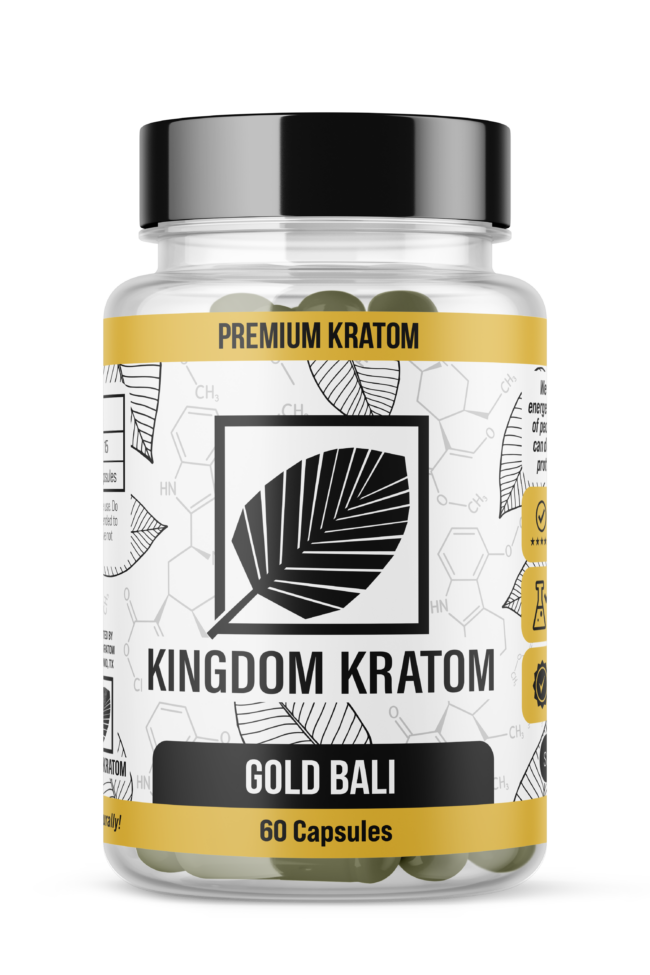 Gold Bali Kratom Capsules