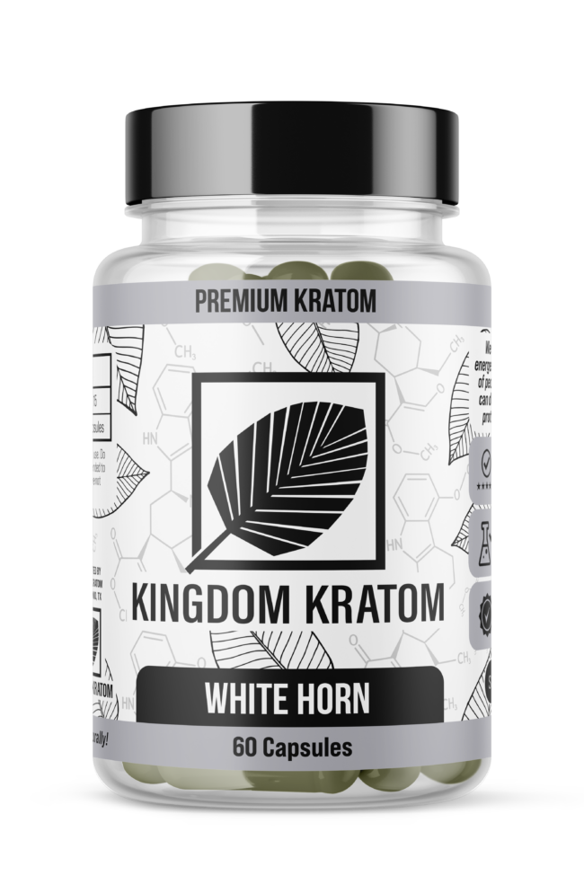 White Horn Kratom Capsules