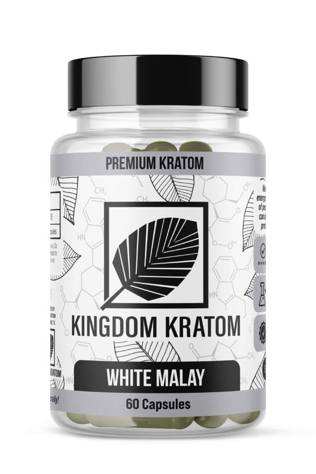 White Malay Kratom Capsules