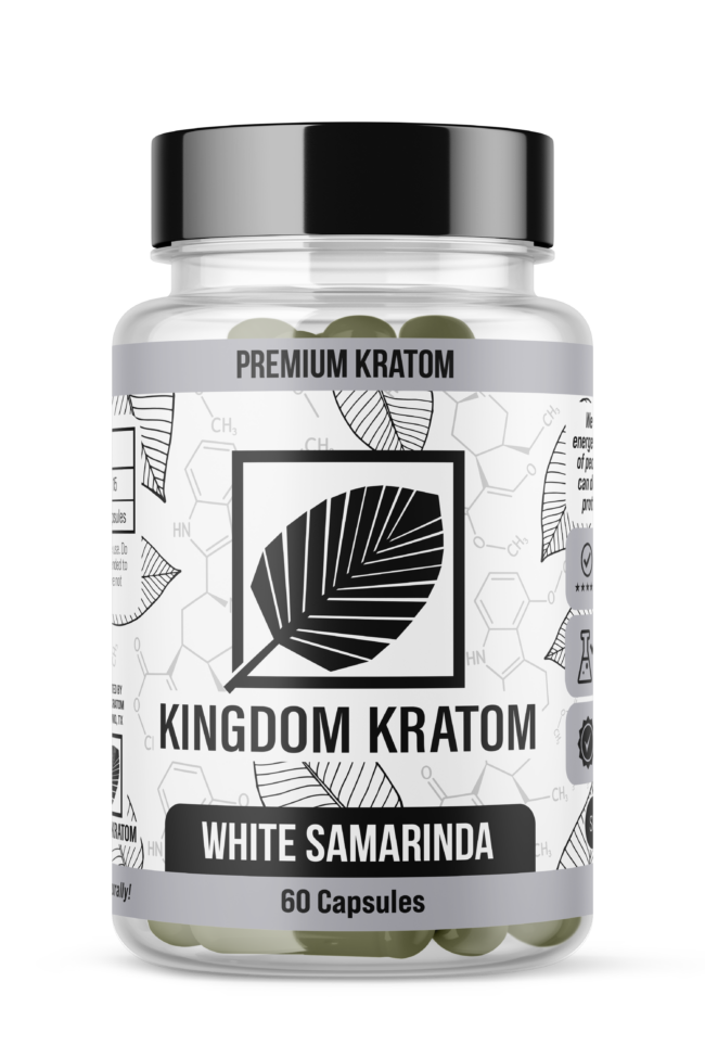 White Samarinda Kratom Capsules