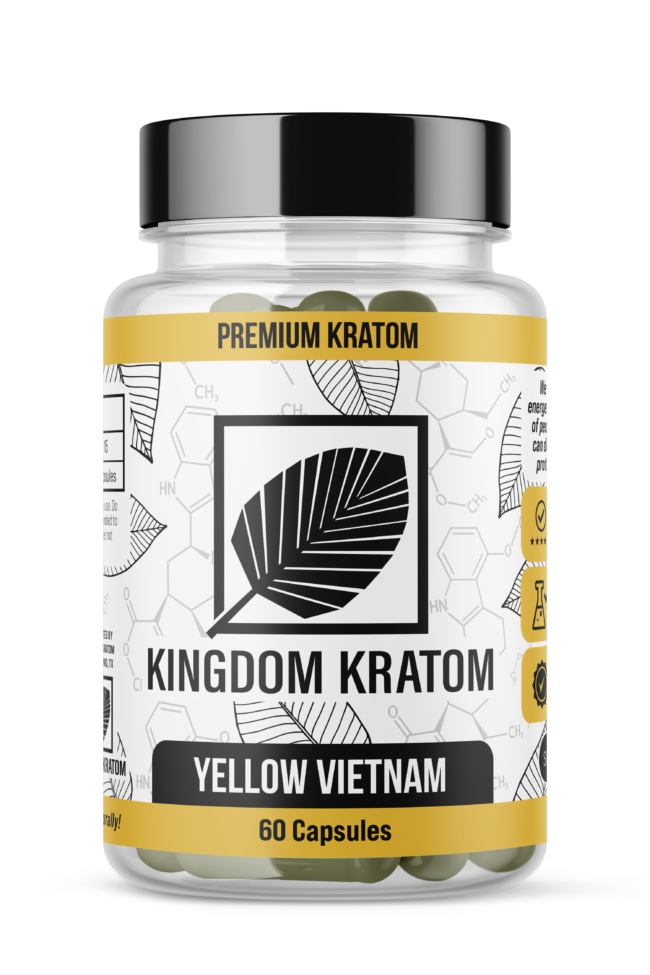 Yellow Vietnam Kratom Capsules